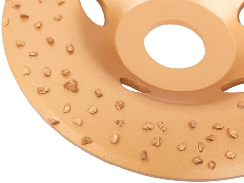 Диск шлифовальный наклонный твердосплавный посадочный диаметр 22.2мм 125мм Р8 FIT 39530 фото 7