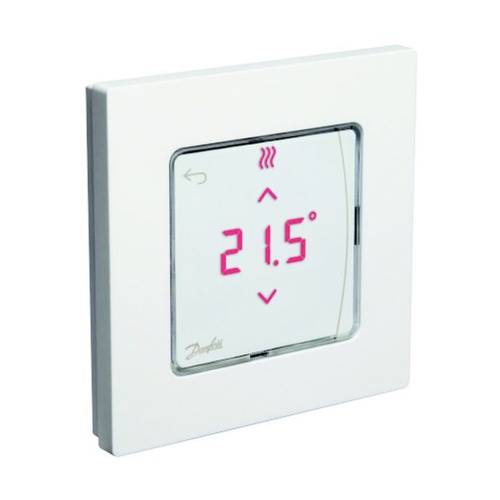 Термостат сенсорный комнатный Icon Display 24 V, встраиваемый в стену 80х80 | код 088U1050 | Danfoss
