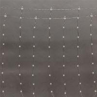 Гирлянда Светодиодный дождь из росы 3х2м, белый, USB + пульт управления, с крючками для крепления NEON-NIGHT | код 315-875 | NEON-NIGHT