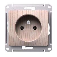 Розетка Glossa 16А без заземл. механизм сосна | код GSL001541 | Systeme Electric
