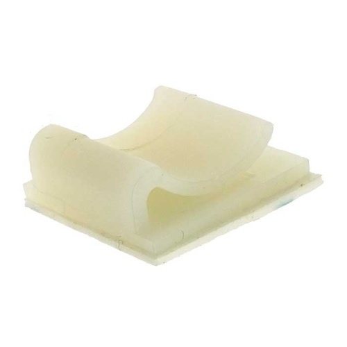 Держатель кабеля нейлоновый RUICHI для крепления плоских кабелей и шлейфов AFC-25-N, 25х25 мм | код 105620 | Ruichi