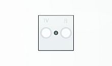 Накладка для TV-R розетки, серия SKY, цвет альпийский белый 8550 BL | код 2CLA855000A1101 | ABB