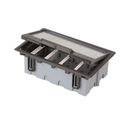 Connect Люк на 4 CIMA-модуля (8 модулей 45х45 мм) глубина 90-120мм посадка 170х265мм max 900кг графит | код SF410-14 | Simon