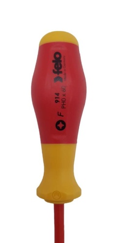 Отвертка диэлектрическая крестовая PH0X60 | код 91400190 | FELO фото 6