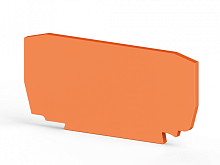 446 337, Концевой сегмент на клеммники YBK4, (оранжевый), NPP YBK4 | код 0.0.0.4.46337 | KLEMSAN