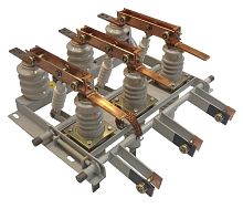 Разъединитель РВФЗ-10/630-II-II в комплекте с приводами и вилками | код 7731584 | ЗАВОД ИНТЕГРАЛ