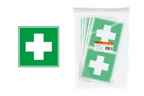Знак 150х150мм Медицинская аптечка TDM | код SQ0817-0023 | TDM