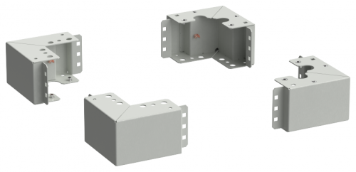 ITK LINEA S Уголок цоколя h=100мм сер. | код LS-BC35-B0-01 | ITK by IEK