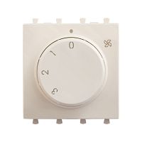 Механизм управления вентиляторами модульный, Avanti, Ванильная дымка, 2 модуля | код 4405172 | DKC