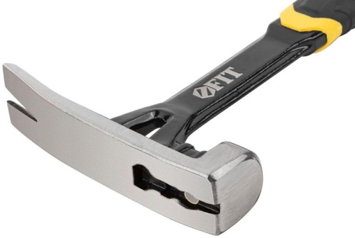 Молоток-гвоздодер Профи 450г цельнометал. FIT 44798 фото 4