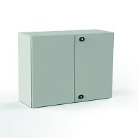 Щит моноблочный 800x1000x200мм (ВхШхГ) навесной с монтажной панелью, 2 глухие двери, 2 замка, 2 пластины кабельного ввода, RAL7035, IP55 | код EC100820 | ETA