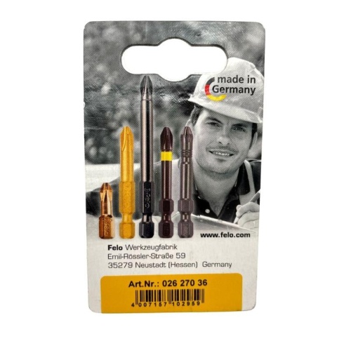 Бита Torx 27X25, серия Industrial, 2 шт в блистере | код 2627036 | FELO фото 3