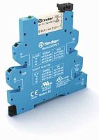 Интерфейсный модуль (сборка 34.51.7.005.0010 + 93.65.7.024), электромеханическое реле, серия MasterOUTPUT, 1NO 6A, питание 6В AC/DC, категория защиты IP20, безвинтовые клеммы Push-in | код 395100060060 | FINDER