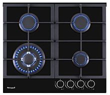 Газовая варочная поверхность Weissgauff HGRG 641 BG черный | код 1023150 | WEISSGAUFF
