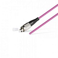 Пигтейл LANMASTER FC/PC, многомодовый OM4,1.0 м | код LAN-PIG-FC/OM4-1.0 | LANMASTER