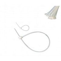 534 200V0, Кабельная стяжка самозатухающая, YKB V0 4,6x200 BE, Белая | код 0.0.0.5.34200V0 | KLEMSAN