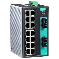 Коммутатор EDS-316-SS-SC Ethernet Switch 14 10/100BaseT(X) ports, 2 single mode SC ,100Base, 40Km | код 00-01165420 | MOXA