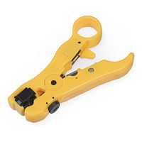 Cabeus HT-302A Многофункциональный инструмент для зачистки и обрезки витой пары, коаксиальных кабелей и плоского телефонного кабеля | код 9756c | Cabeus