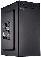 Корпус KingPrice KPCC-MN203 черный без БП mATX 1x80mm 1x120mm 2xUSB2.0 audio | код 2000941 | KINGPRICE