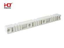 Изолятор шинный плоский ИШП для шин 5 и 10 мм 370 мм HLT | код 086-05-12 | HLT