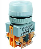 Выключатель кнопочный ВК30-10-11110-54 У2, черный, 1з+1р, цилиндр, IP54, 10А, 660В (ЭТ) | код ET013274 | Электротехник