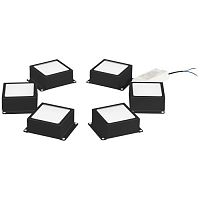 Светильник светодиодный SPO-646-3-5K-B6 36Вт 5000К 3420лм 89х89мм грильято 100х100 домино 6 кубиков драйвер черн. (уп.6шт) Эра Б0063082