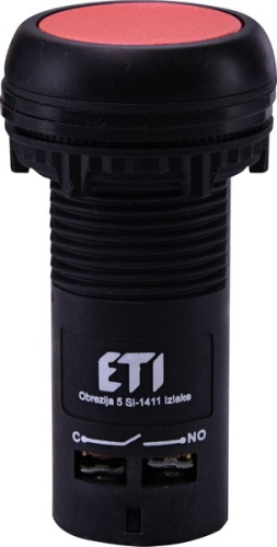 Кнопка монобл. утопл. ECF-11-R (1NO+1NC, красная) | код 004771470 | ETI Кнопка монобл. утопл. ECF-11-R (1NO+1NC, красная) | код 004771470 | ETI