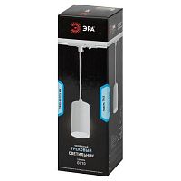 Светильник трековый однофазный TR45 - GU10 S WH подвесной 52х100 под лампу MR16 белый | код Б0054181 | ЭРА