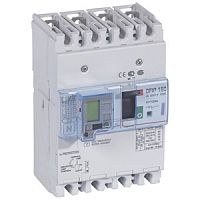 Автоматический выключатель DPX3 160 - термомагн. расц. - с диф. защ. - 50 кА - 400 В~ - 4П - 125 А | код. 420156 | Legrand 