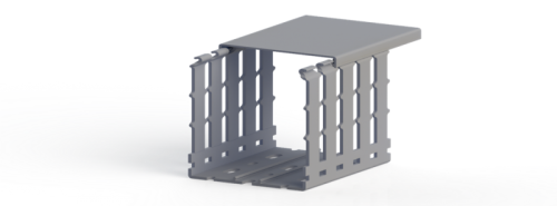 555 8010WS, KKD 8010, Перфорированный короб с крышкой, 80x100 (Широкий шаг перфорации) (ШxВ) Серый | код 0.0.0.5.558010WS | KLEMSAN 555 8010WS, KKD 8010, Перфорированный короб с крышкой, 80x100 (Широкий шаг перфорации) (ШxВ) Серый | код 0.0.0.5.558010WS | KLEMSAN