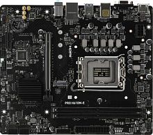 Материнская плата MSI PRO H610M-E Soc-1700 Intel H610 2xDDR5 mATX AC`97 8ch(7.1) GbLAN+VGA+HDMI | код 1981571 | MSI