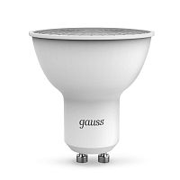 Лампа светодиодная LED 5 Вт 530 лм 4100К софит MR16 нейтральный GU10 AC 220В диммируемая Black Gauss | код 101506205-D | Gauss