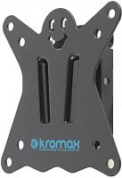 Кронштейн для телевизора Kromax CASPER-100 черный 10-32 макс.25кг настенный фиксированный | код 877496 | KROMAX