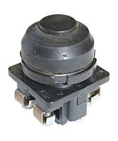 Выключатель кнопочный ВК30-10-10110-54 У2, черный, 1з, цилиндр, IP54, 10А. 660В (ЭТ) | код ET052780 | Электротехник