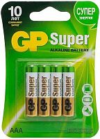 Батарея GP Super Alkaline 24A LR03 AAA (4шт) | код 558934 | GP