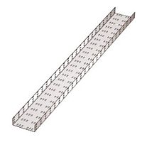 Лоток перфорированный ЛМ 400х100х2000 УТ1.5 оцинкованный лист S1.5 | код П0000003492 | Завод ЭМИ Курган