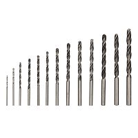 Набор сверл по металлу (HSS) диаметр 1.5-6.5 мм (13 шт.) Kranz | код KR-91-0631| KRANZ