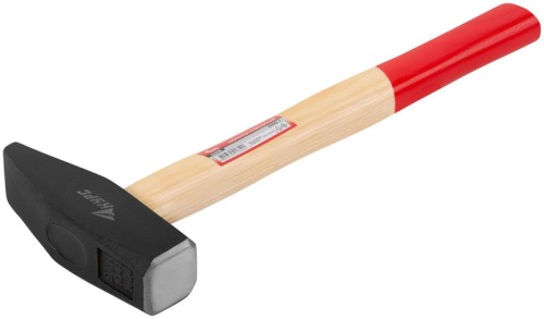 Молоток слесарный, деревянная ручка ''Оптима'' 1000 гр | код 44108 | FIT фото 2