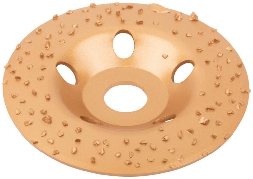 Диск шлифовальный наклонный твердосплавный посадочный диаметр 22.2мм 125мм Р8 FIT 39530