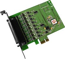 PCIe-S148 PCI Express, Serial Communication card with 8 RS-422/485 ports (RoHS) Includes one CA-PC62M D-Sub connector | код 00-06105340 | ICP DAS