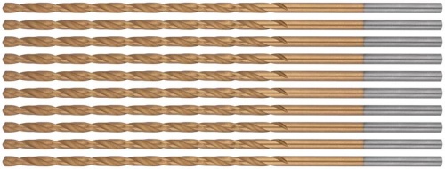 Сверло HSS по металлу удлиненные титановое покрытие 2.0х85мм (уп.10шт) FIT 34220 фото 4