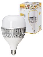 Лампа светодиодная T-80 Вт-230 В-4000 К–E27 (130x223 мм) НАРОДНАЯ | код SQ0340-1650 | TDM НАРОДНЫЙ