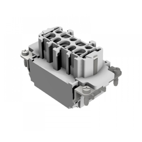 Розеточная контактная вставка REVOS, Size 10, Push-in фиксация, 10 полюсов + РЕ, 500 V, 16 A, материал контактов: медный сплав, покрытие контактов: серебро | код 70.405.1053.0 | Wieland Розеточная контактная вставка REVOS, Size 10, Push-in фиксация, 10 полюсов + РЕ, 500 V, 16 A, материал контактов: медный сплав, покрытие контактов: серебро | код 70.405.1053.0 | Wieland