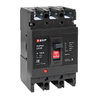Автоматический выключатель LS125 18кА 3P 160А ProPact EKF | код mccb-125-18-3-160-ls | EKF
