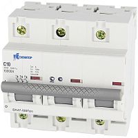 Выключатель автоматический трехполюсный 80A С ВА47-100Про 10kA | код 7000349 | Контактор