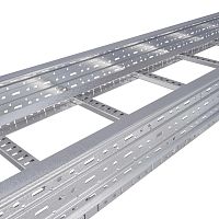 Лоток лестничный 80х200, лонжерон 2 мм, RAL | код ULH382RAL5003 | DKC