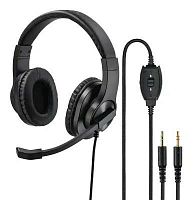 Наушники с микрофоном Hama HS-P300 черный 2м накладные оголовье (00139925) | код 1191717 | HAMA