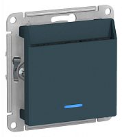 ATLASDESIGN ВЫКЛЮЧАТЕЛЬ карточный 10А, без задержки времени, механизм, ИЗУМРУД | код ATN000867 | Systeme Electric