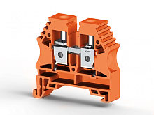 304 157, Клеммник на DIN-рейку 10мм.кв. (оранжевый), AVK10 (RP) | код 0.0.0.3.04157RP | KLEMSAN
