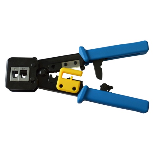 Обжимной инструмент для коннекторов типа EZ, 4P, 6P, 8P, с храповым механизмом | код LAN-CRI-468R/EZ | LANMASTER Обжимной инструмент для коннекторов типа EZ, 4P, 6P, 8P, с храповым механизмом | код LAN-CRI-468R/EZ | LANMASTER